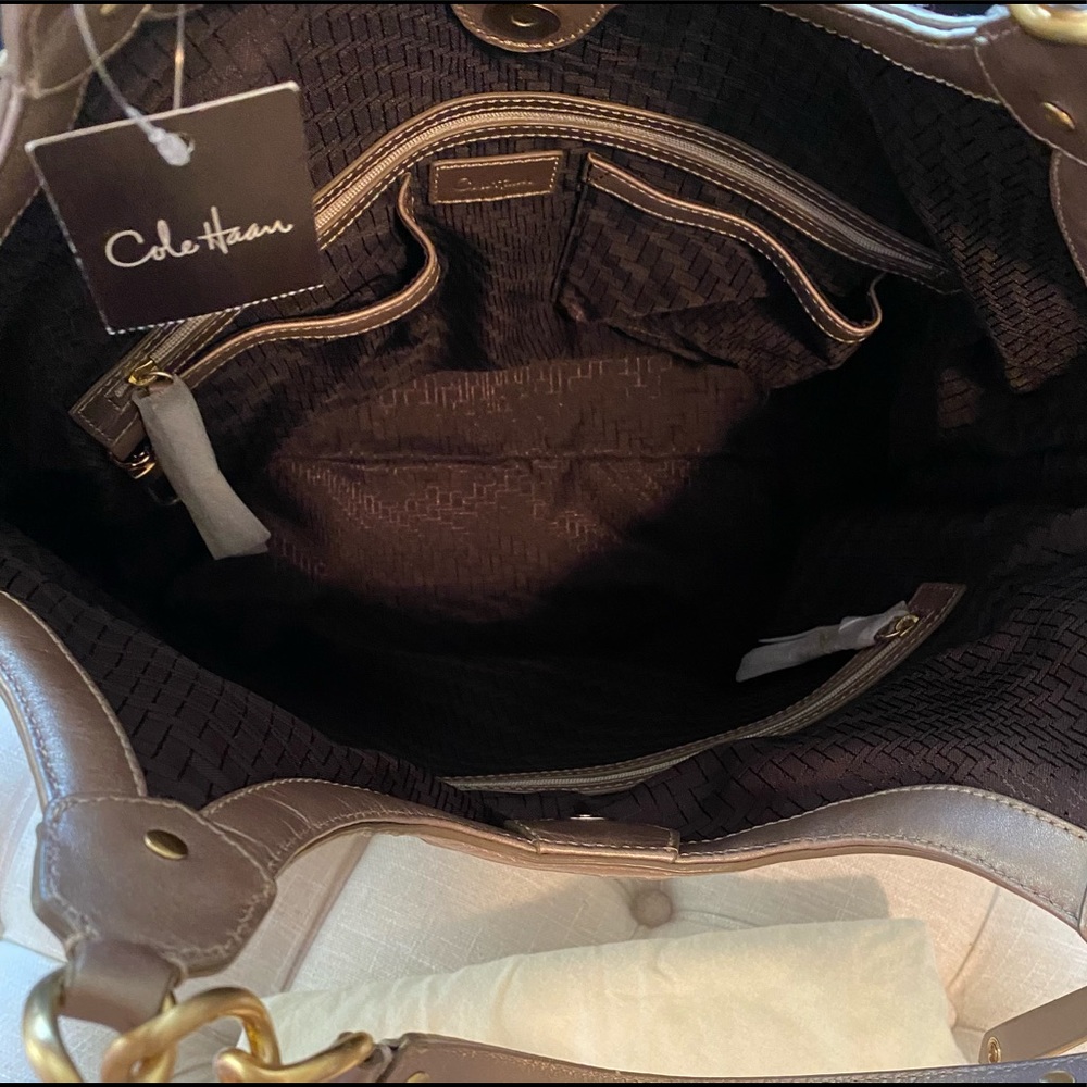 ✨Cole Haan✨FLASH SALE!!!✨NWT!✨Genevieve RARE! Weave Bag - Picture 13 of 15